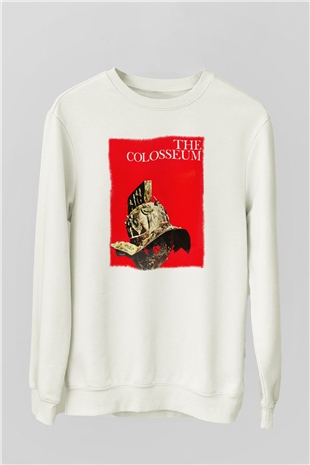 Kolezyum Beyaz Unisex Sweatshirt