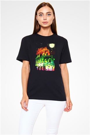 Kolezyum Siyah Unisex Tişört T-Shirt - TişörtFabrikası