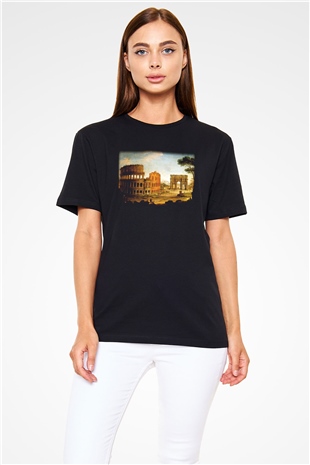 Konstantin takı Siyah Unisex Tişört T-Shirt - TişörtFabrikası