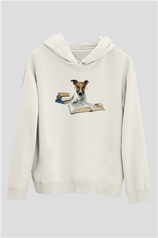 Köpek eğiticisi Beyaz Unisex Hoodie