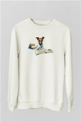 Köpek eğiticisi Beyaz Unisex Sweatshirt