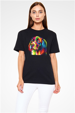 Köpek Siyah Unisex Tişört T-Shirt - TişörtFabrikası