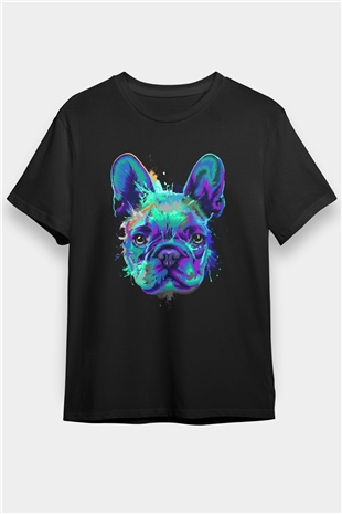 Köpek Siyah Unisex Tişört T-Shirt - TişörtFabrikası