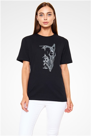 Köpek Siyah Unisex Tişört T-Shirt - TişörtFabrikası