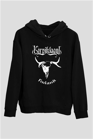 Korpiklaani Siyah Unisex Hoodie