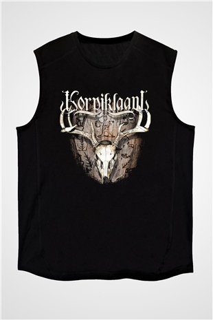 Korpiklaani Siyah Unisex Kolsuz Tişört
