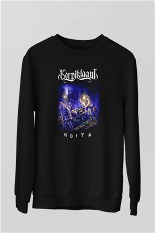 Korpiklaani Siyah Unisex Sweatshirt