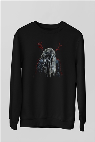 Korpiklaani Siyah Unisex Sweatshirt