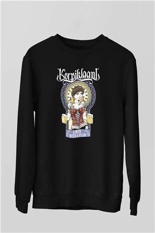 Korpiklaani Siyah Unisex Sweatshirt