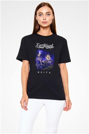 Korpiklaani Siyah Unisex Tişört T-Shirt - TişörtFabrikası