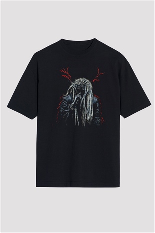 Korpiklaani Siyah Oversize Tişört Oversize T-shirt - TişörtFabrikası