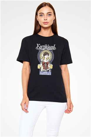 Korpiklaani Siyah Unisex Tişört T-Shirt - TişörtFabrikası