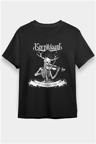 Korpiklaani Siyah Unisex Tişört T-Shirt - TişörtFabrikası