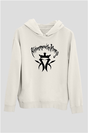 Kottonmouth Kings Beyaz Unisex Kapşonlu Sweatshirt