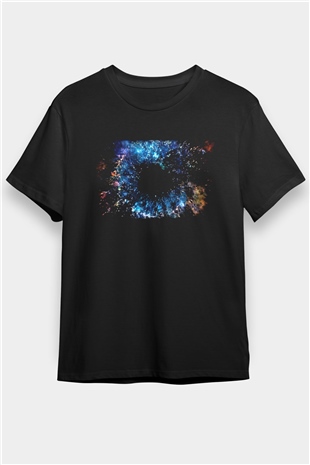 Kozmolog Siyah Unisex Tişört T-Shirt - TişörtFabrikası