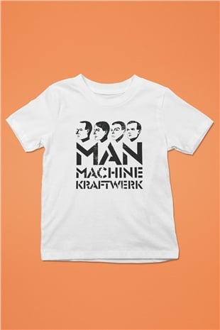 Kraftwerk Beyaz Unisex Çocuk Tişört
