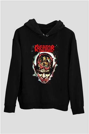 Kreator Siyah Unisex Hoodie