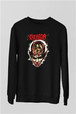 Kreator Siyah Unisex Sweatshirt