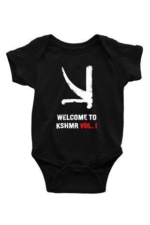 KSHMR Siyah Bebek Body - Zıbın