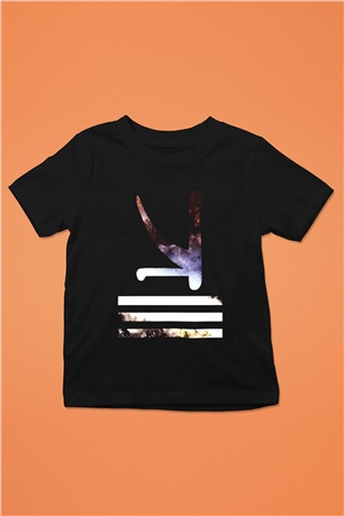 KSHMR Siyah Unisex Çocuk Tişört