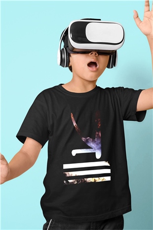 KSHMR Siyah Unisex Çocuk Tişört