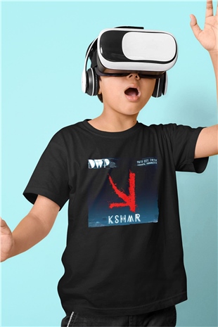 KSHMR Siyah Unisex Çocuk Tişört