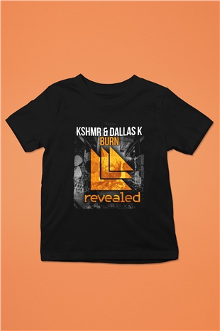 KSHMR Siyah Unisex Çocuk Tişört