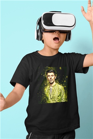KSHMR Siyah Unisex Çocuk Tişört