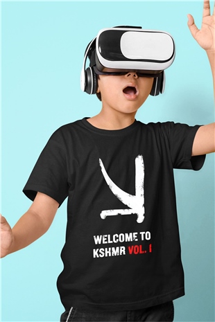 KSHMR Siyah Unisex Çocuk Tişört