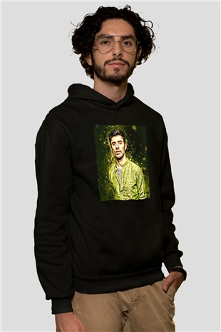 KSHMR Siyah Unisex Kapüşonlu Sweatshirt