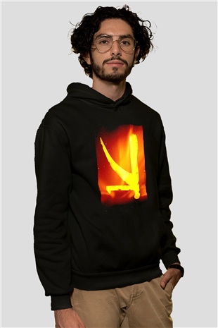 KSHMR Siyah Unisex Kapüşonlu Sweatshirt