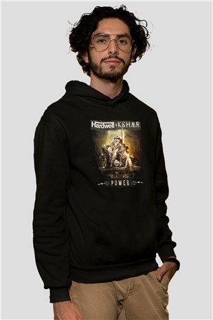 KSHMR Siyah Unisex Kapüşonlu Sweatshirt