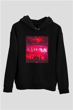 KSHMR Siyah Unisex Kapüşonlu Sweatshirt
