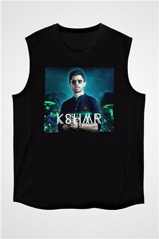 KSHMR Siyah Unisex Kolsuz Tişört