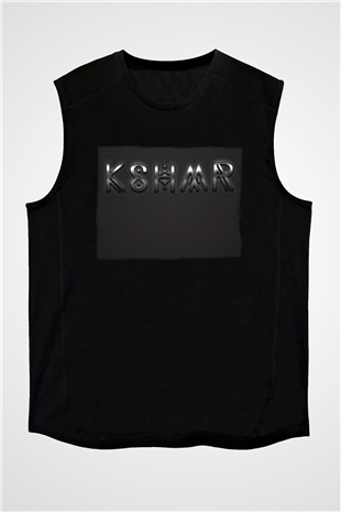 KSHMR Siyah Unisex Kolsuz Tişört