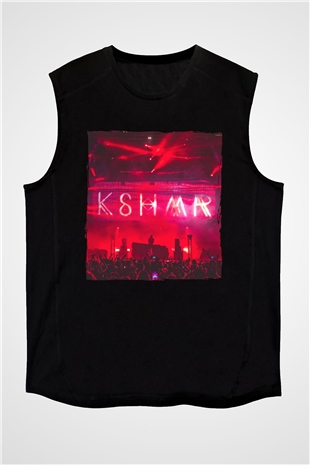 KSHMR Siyah Unisex Kolsuz Tişört