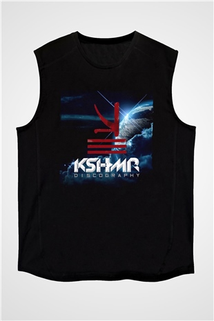 KSHMR Siyah Unisex Kolsuz Tişört