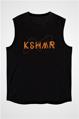 KSHMR Siyah Unisex Kolsuz Tişört