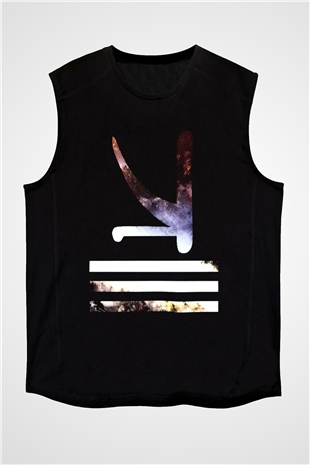 KSHMR Siyah Unisex Kolsuz Tişört