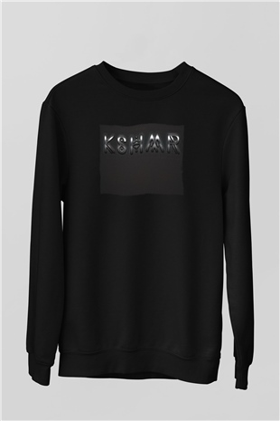KSHMR Siyah Unisex Sweatshirt