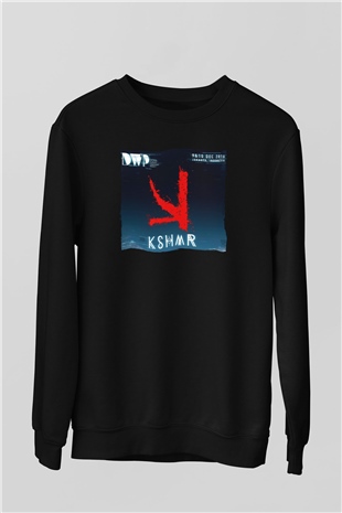 KSHMR Siyah Unisex Sweatshirt