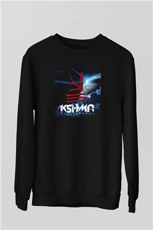 KSHMR Siyah Unisex Sweatshirt