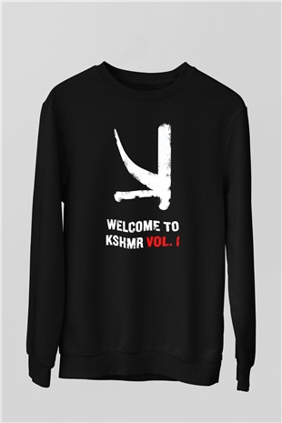 KSHMR Siyah Unisex Sweatshirt