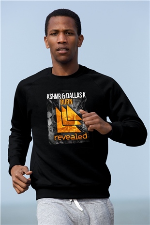 KSHMR Siyah Unisex Sweatshirt