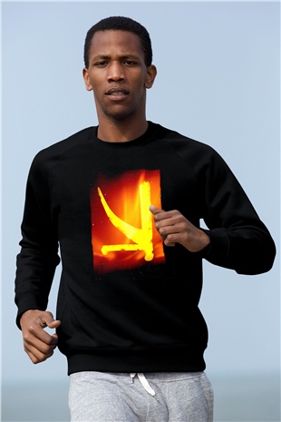 KSHMR Siyah Unisex Sweatshirt