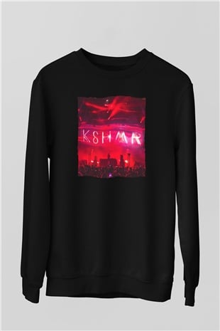 KSHMR Siyah Unisex Sweatshirt