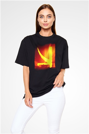 KSHMR Siyah Oversize Tişört Oversize T-shirt - TişörtFabrikası