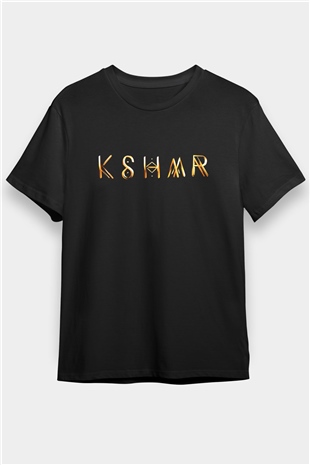 KSHMR Siyah Unisex Tişört T-Shirt - TişörtFabrikası