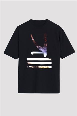 KSHMR Siyah Oversize Tişört Oversize T-shirt - TişörtFabrikası