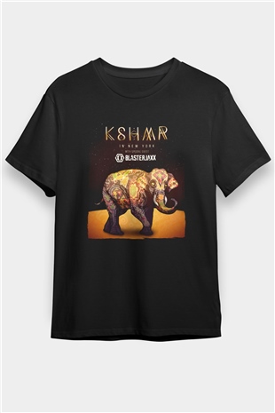 KSHMR Siyah Unisex Tişört T-Shirt - TişörtFabrikası